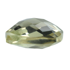 LEMON QUARTZ BRIOLETTE CUSHION (HALF DRILL) 10MM 3.75 Cts.
