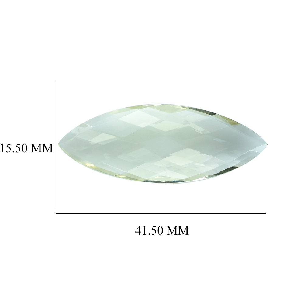 LEMON QUARTZ BRIOLETTE MARQUISE 41.50X15.50MM 24.10 Cts.