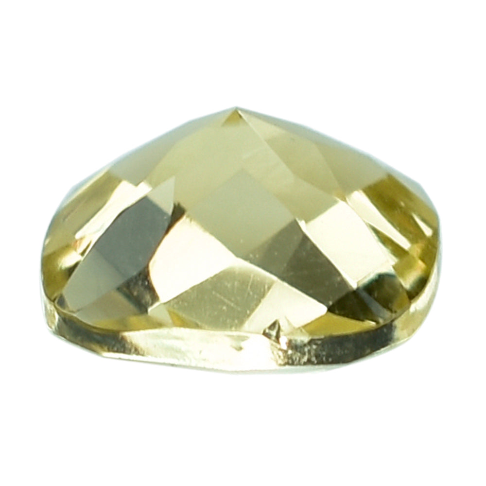 LEMON QUARTZ CHECKER CUT CUSHION 8MM 2.05 Cts.