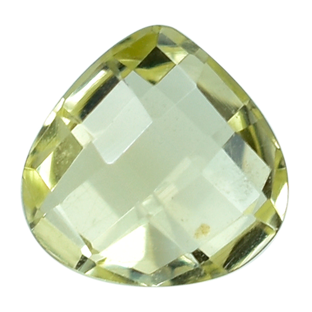 LEMON QUARTZ BRIOLETTE HEART 6MM 0.72 Cts.