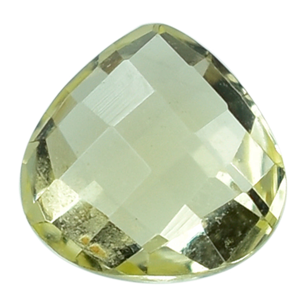 LEMON QUARTZ BRIOLETTE HEART 6MM 0.72 Cts.