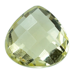 LEMON QUARTZ BRIOLETTE HEART 6MM 0.72 Cts.
