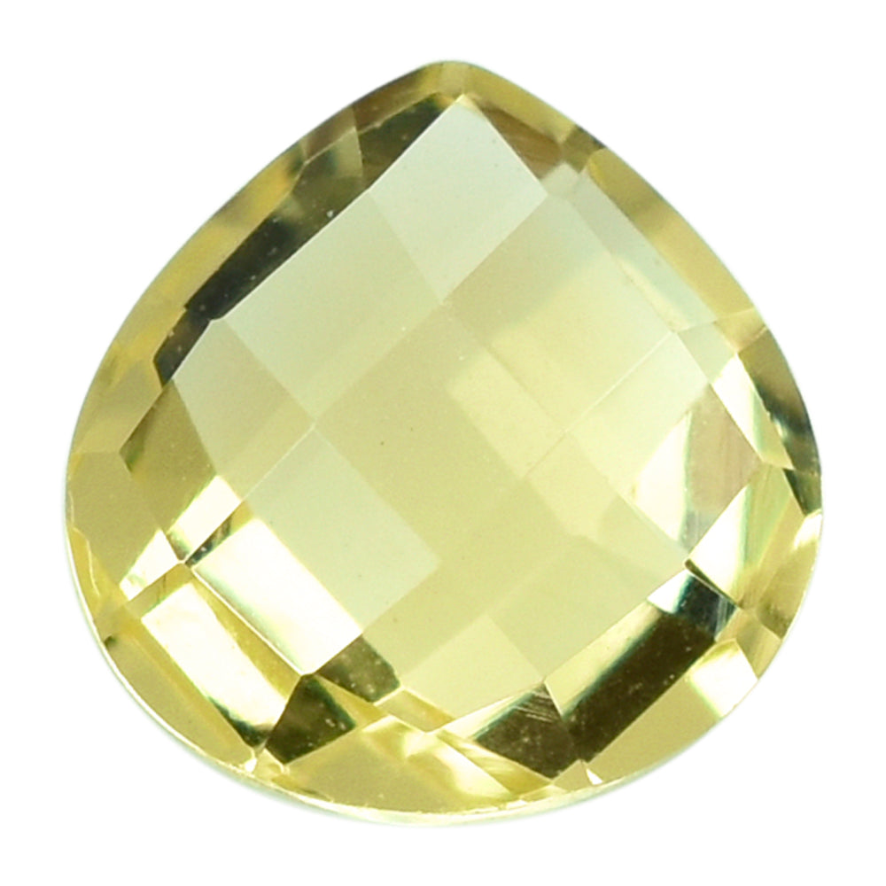 LEMON QUARTZ BRIOLETTE HEART 7MM 1.15 Cts.