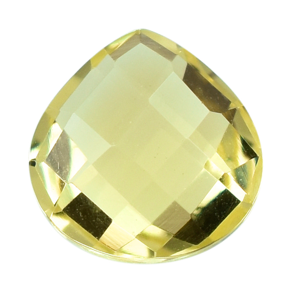 LEMON QUARTZ BRIOLETTE HEART 7MM 1.15 Cts.