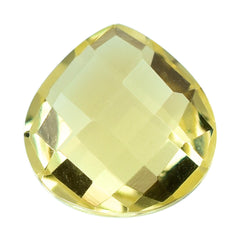 LEMON QUARTZ BRIOLETTE HEART 7MM 1.15 Cts.