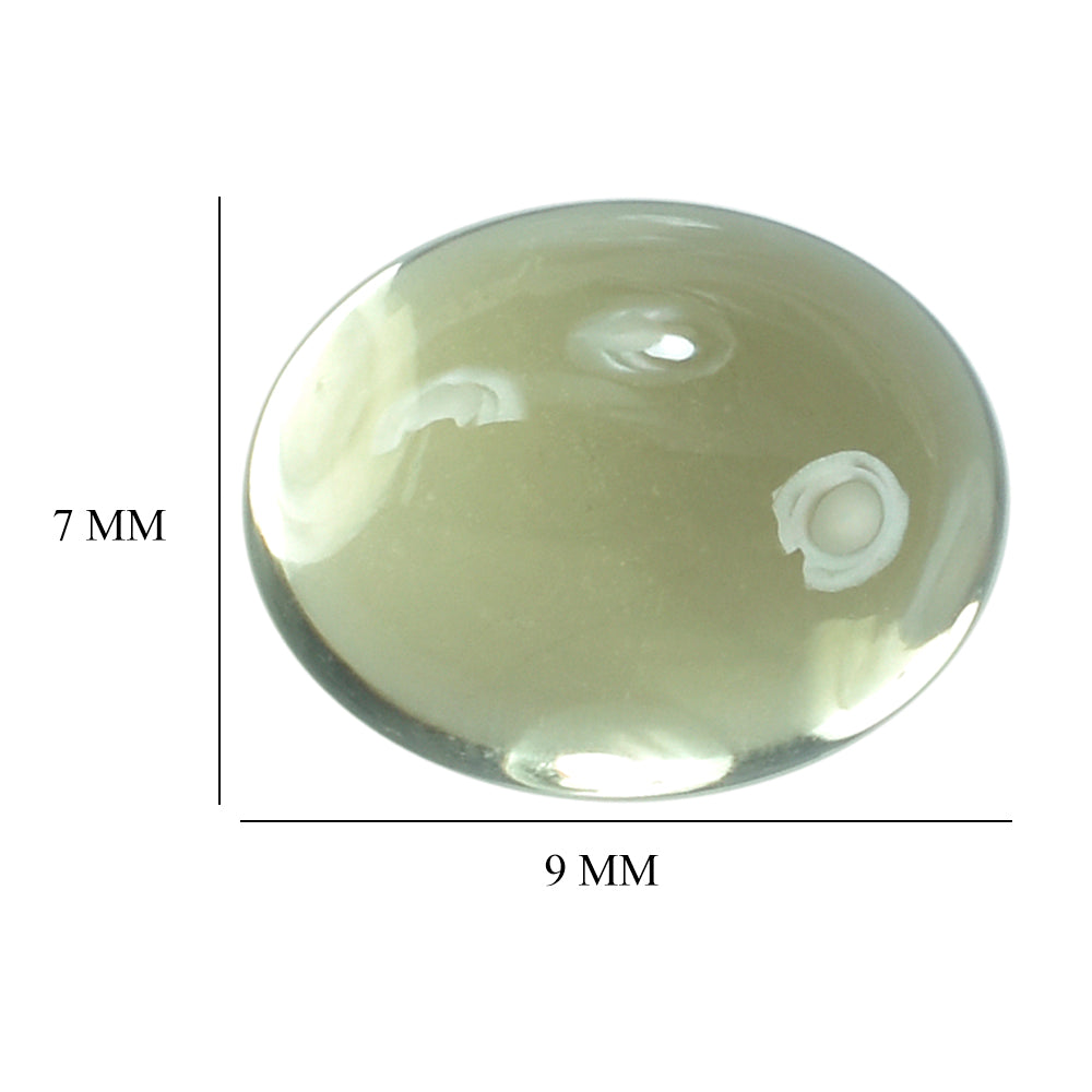 LEMON QUARTZ OVAL CAB 9X7MM 2.11 Cts.