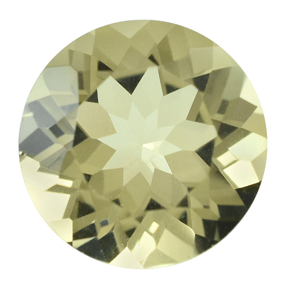 LEMON QUARTZ CUT ROUND 10.00MM 3.16 Cts.