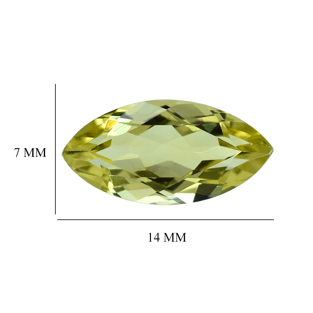 LEMON QUARTZ CUT MARQUISE 14X7MM 3.90 Cts.