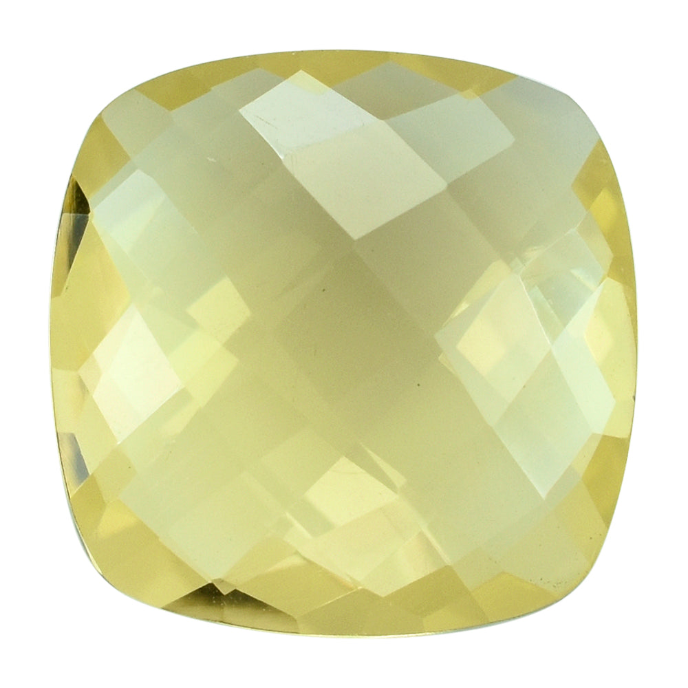 LEMON QUARTZ BRIOLETTE CUSHION 14.00MM 7.95 Cts.