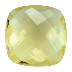 LEMON QUARTZ BRIOLETTE CUSHION 14.00MM 7.95 Cts.