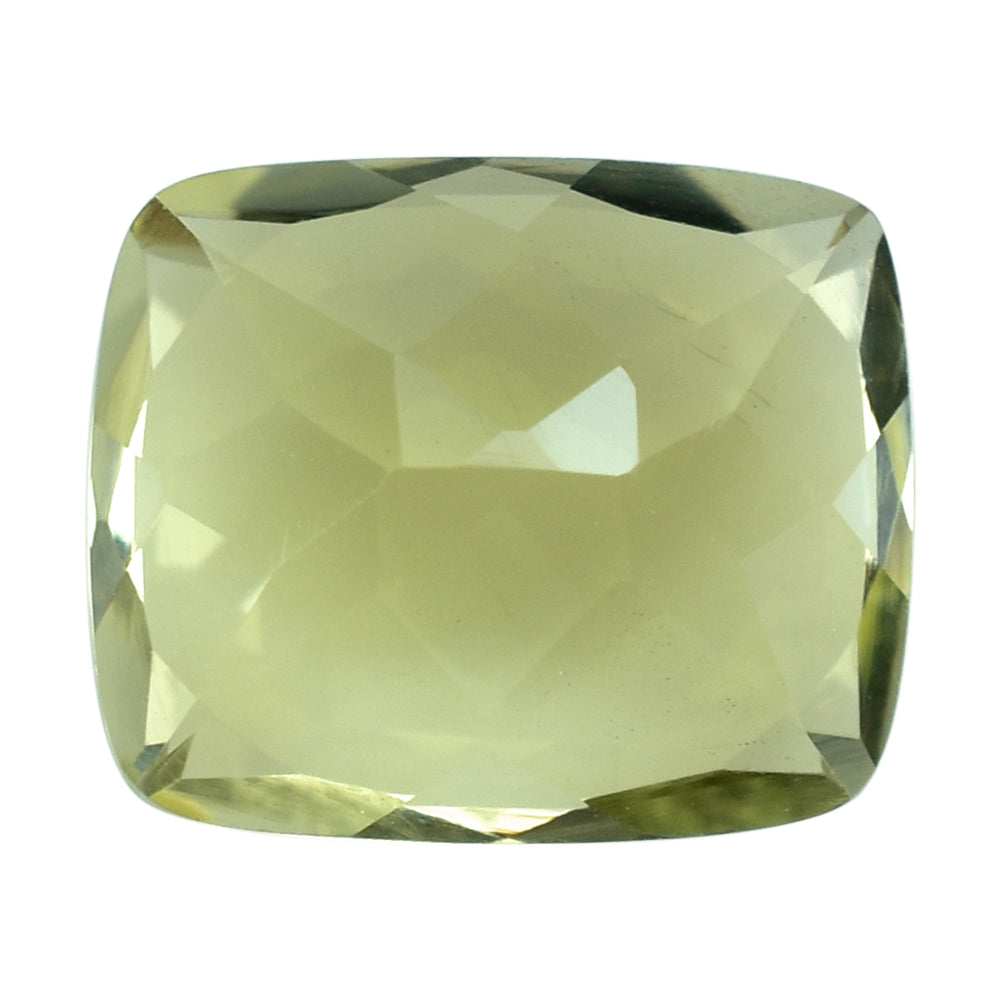 LEMON QUARTZ CUT CUSHION 12X10MM 5.41 Cts.