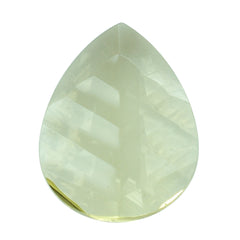 LEMON QUARTZ CONCAVE LEAF 11X9MM 2.16CTS.