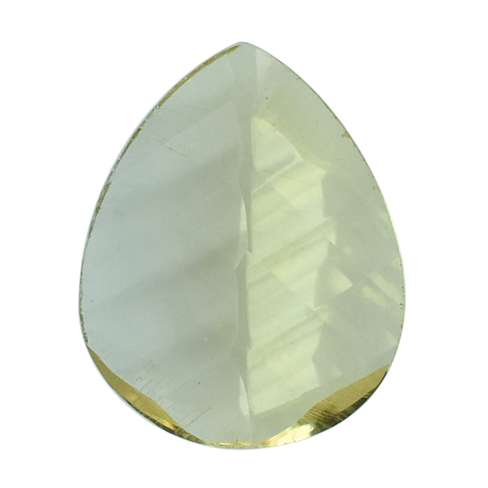 LEMON QUARTZ CONCAVE LEAF 11X9MM 2.16CTS.