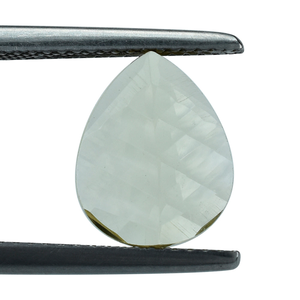 LEMON QUARTZ CONCAVE LEAF 11X9MM 2.16CTS.