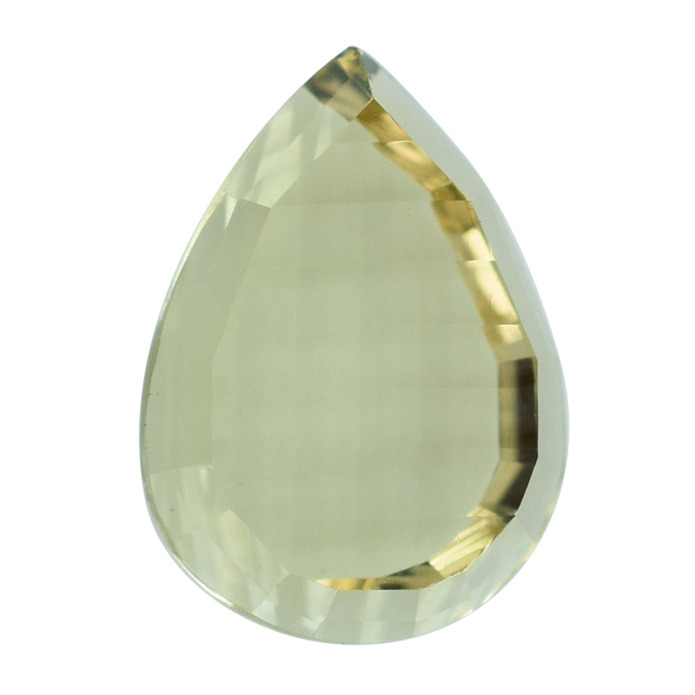 LEMON QUARTZ CONCAVE PLATE 14X10MM 5.50CTS.