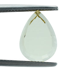 LEMON QUARTZ CONCAVE PLATE 14X10MM 5.50CTS.