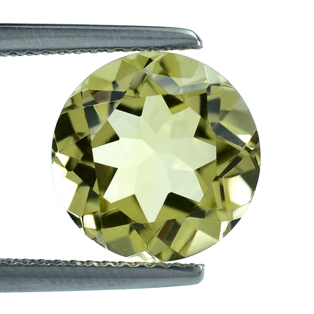 LEMON QUARTZ CUT ROUND 11MM 4.53CTS.