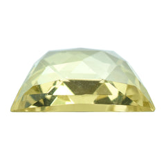 LEMON QUARTZ ROSE CUT FANCY CAB 20X15MM 9.91CTS.