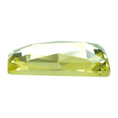 LEMON QUARTZ ROSE CUT FANCY CAB 20X17MM 10.77CTS.