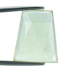 LEMON QUARTZ ROSE CUT FANCY CAB 20X17MM 10.77CTS.