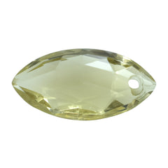 LEMON QUARTZ ROSE CUT BRIOLETTE MARQUISE (FULL DRILL) 16X8MM 4.06 Cts.