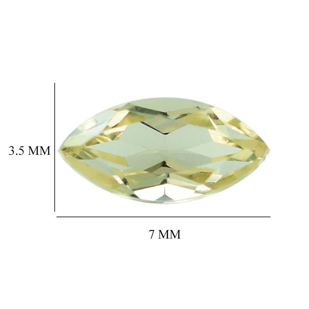 LEMON QUARTZ CUT MARQUISE 7X3.50MM 0.40CTS.