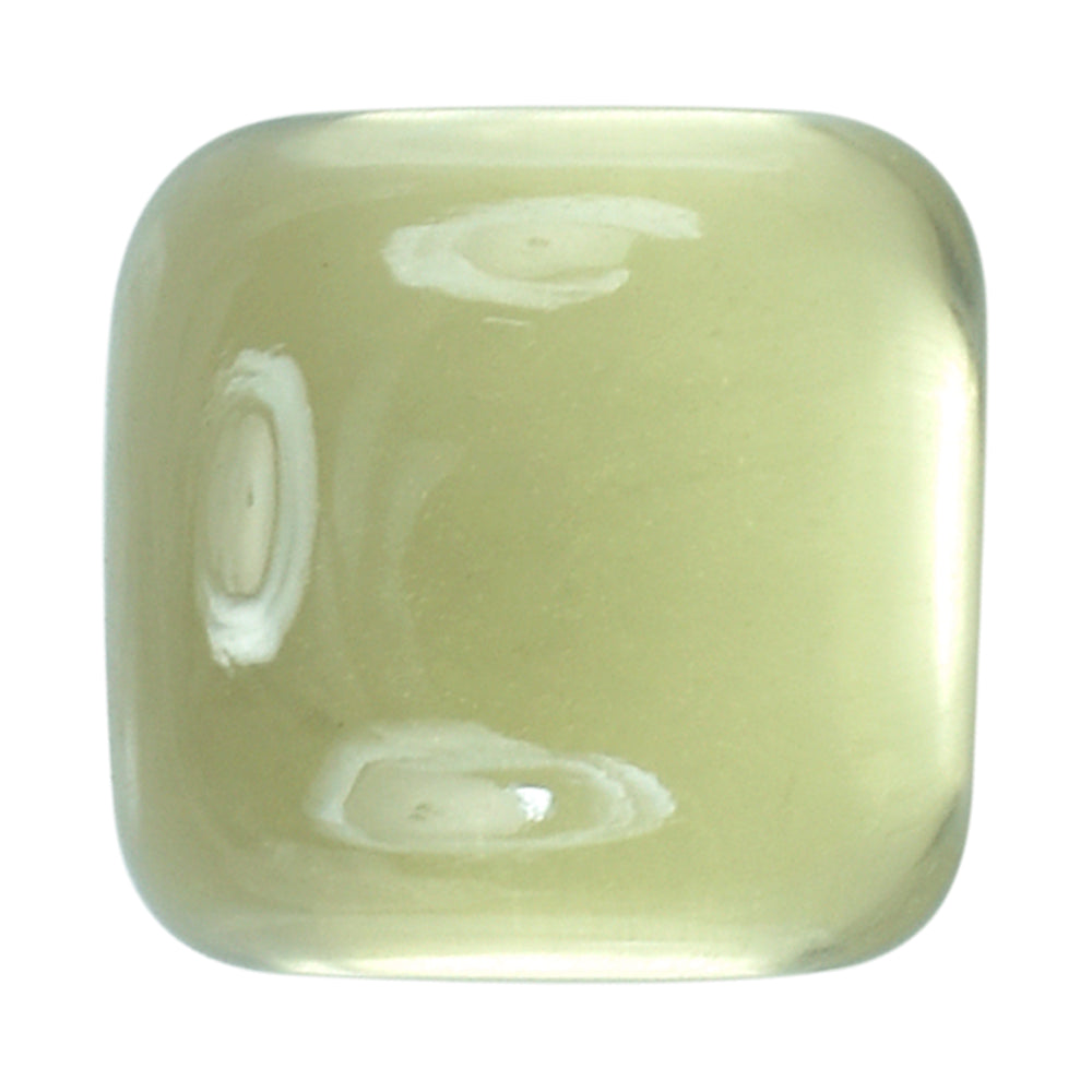 LEMON QUARTZ SQUARE CAB 7.50MM 2.42CTS.