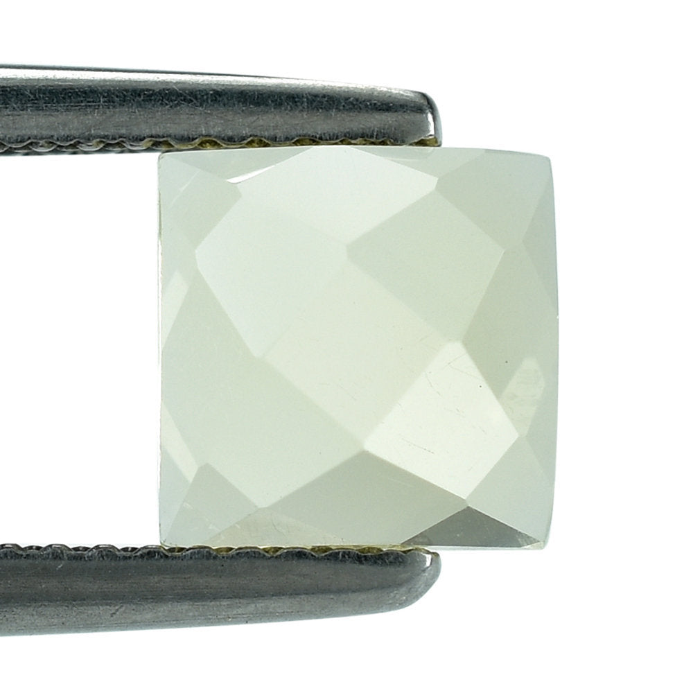 LEMON QUARTZ CHECKER SQUARE CAB 7MM 1.54CTS.