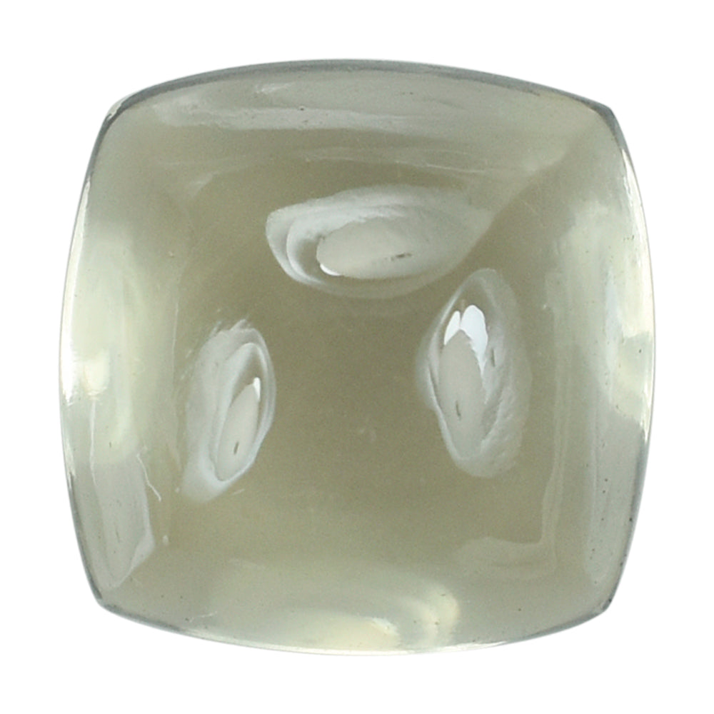 LEMON QUARTZ PYRAMID SQUARE CAB 10MM 4.16CTS.