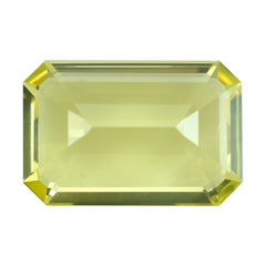 LEMON QUARTZ CUT OCTAGON 15X10MM 6.65CTS.