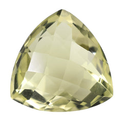 LEMON QUARTZ BRIOLETTE TRILLION 15MM 9.79CTS.