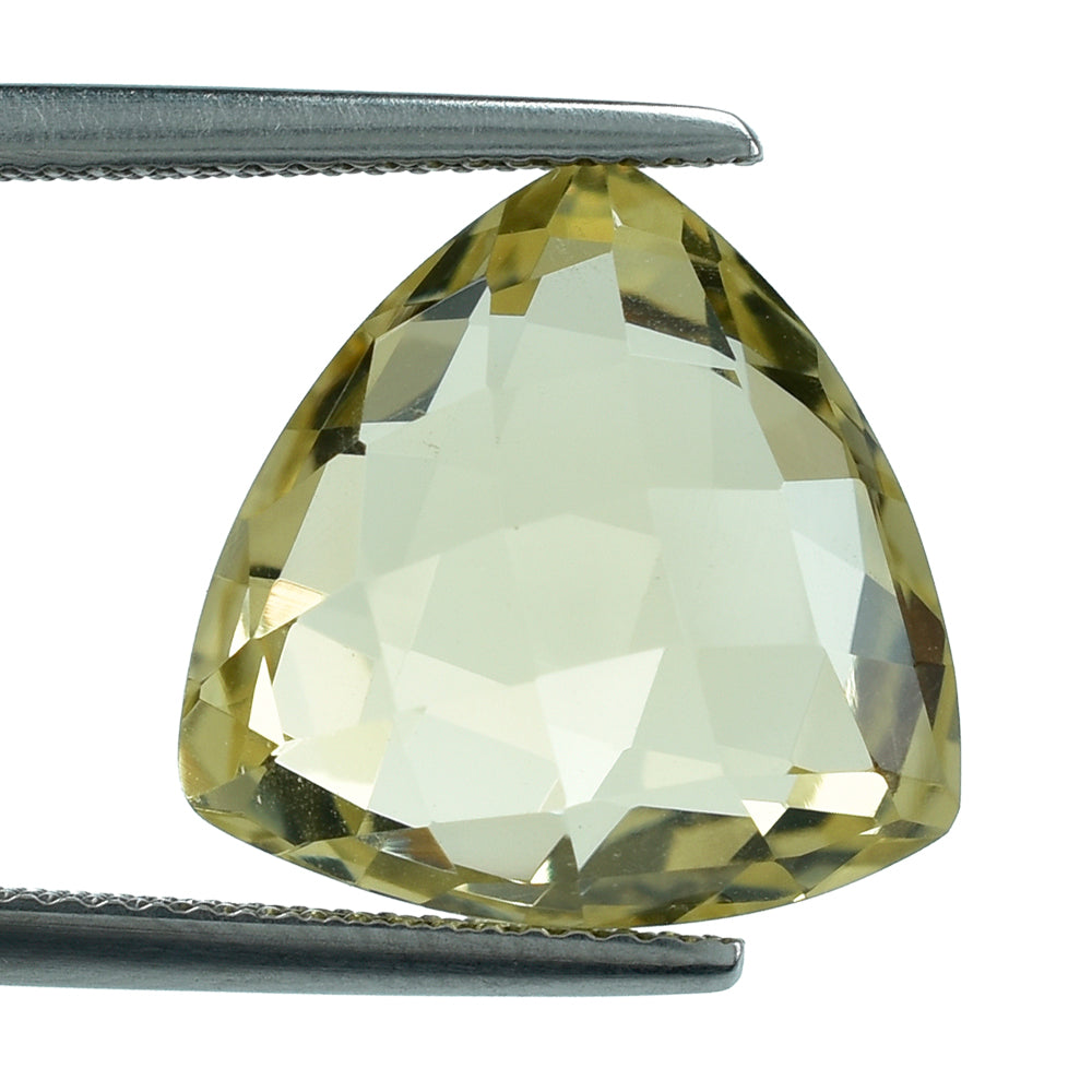 LEMON QUARTZ BRIOLETTE TRILLION 15MM 11.51CTS.