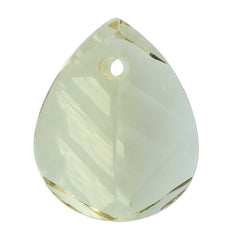 LEMON QUARTZ CONCAVE LEAF 11X9MM (FULL DRILL) (DES#65) 2.59CTS.