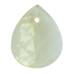 LEMON QUARTZ CONCAVE LEAF 11X9MM (FULL DRILL) (DES#65) 2.59CTS.