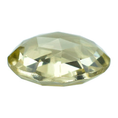 LEMON QUARTZ ROSE CUT BRIOLETTE FANCY SHAPE 12X10MM 4.34CTS.