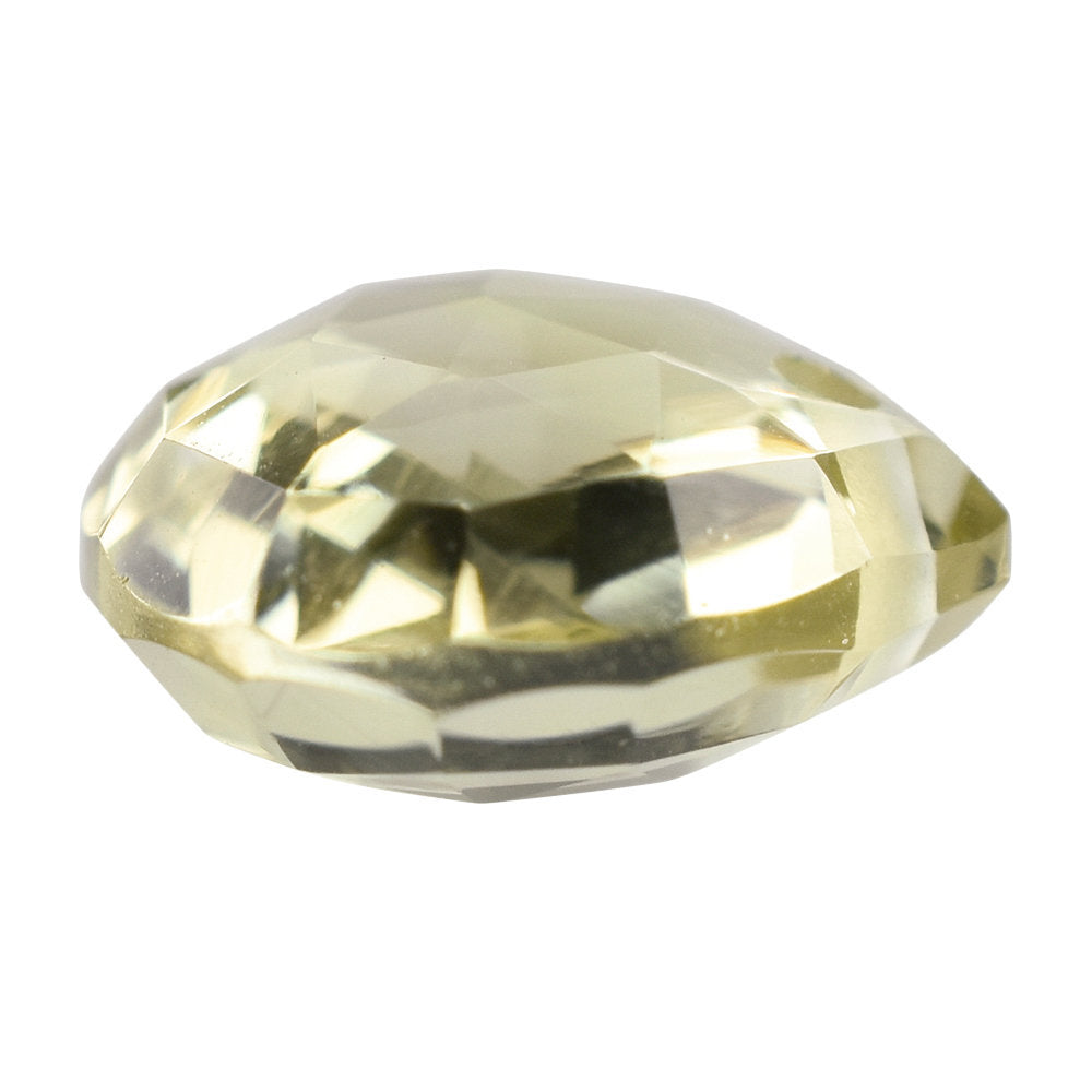LEMON QUARTZ ROSE CUT BRIOLETTE HEART (FULL DRILL) 10MM 3.26CTS.