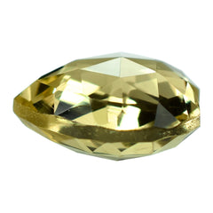 LEMON QUARTZ ROSE CUT BRIOLETTE HEART 10MM 3.16CTS.