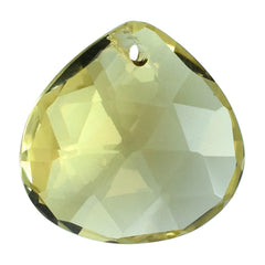 LEMON QUARTZ ROSE CUT BRIOLETTE HEART (FULL DRILL) 11.50MM 4.78CTS.