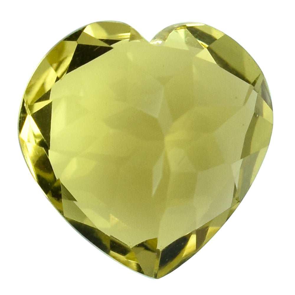 LEMON QUARTZ CUT HEART 12MM 5.53CTS.
