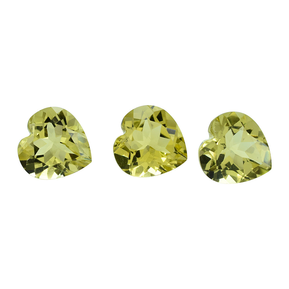 LEMON QUARTZ CUT HEART 12MM 5.53CTS.
