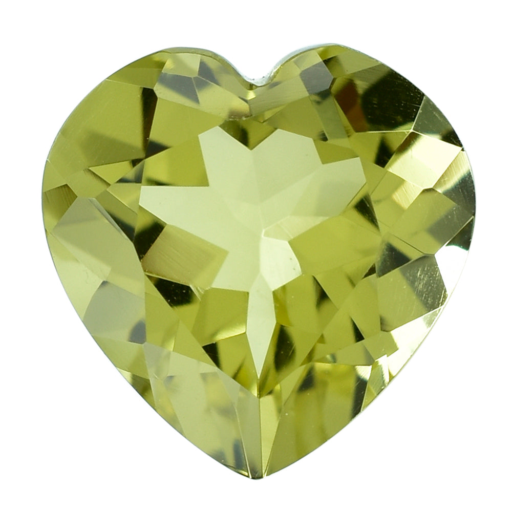 LEMON QUARTZ CUT HEART 12MM 5.40CTS.