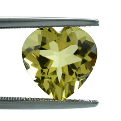 LEMON QUARTZ CUT HEART 12MM 5.40CTS.