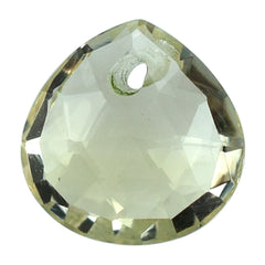 LEMON QUARTZ ROSE CUT BRIOLETTE HEART (FULL DRILL) 8MM 1.71CTS.