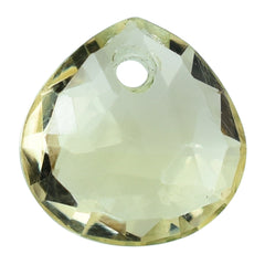 LEMON QUARTZ ROSE CUT BRIOLETTE HEART (FULL DRILL) 8MM 1.71CTS.