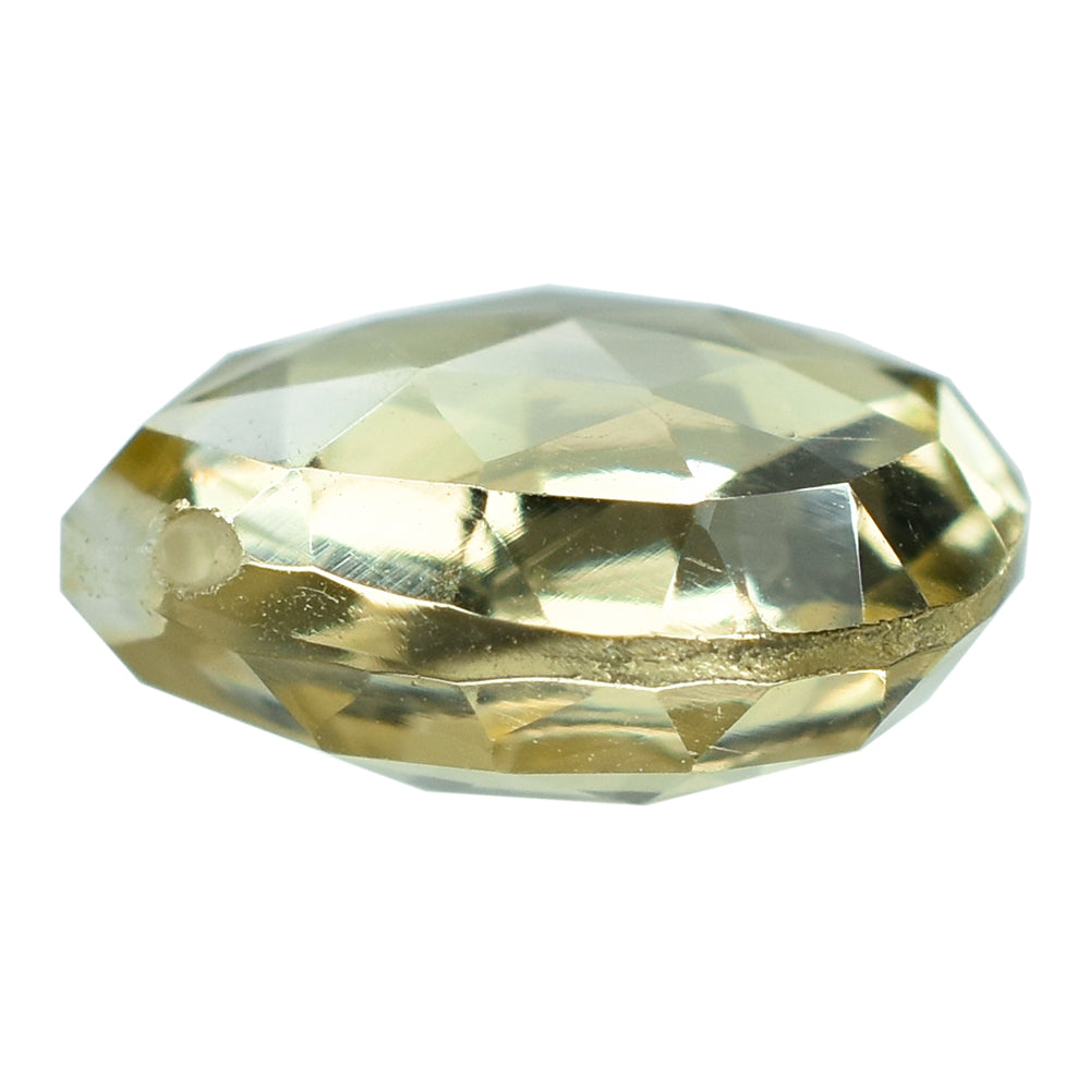 LEMON QUARTZ ROSE CUT BRIOLETTE HEART (FULL DRILL) 11MM 4.09CTS.