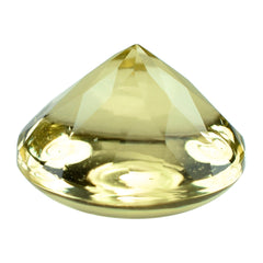 LEMON QUARTZ BUFFTOP ROUND 12MM 6.30CTS.