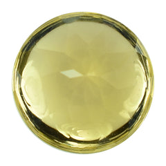 LEMON QUARTZ BUFFTOP ROUND 12MM 6.30CTS.