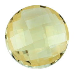 LEMON QUARTZ BRIOLETTE ROUND 12MM 4.41CTS.
