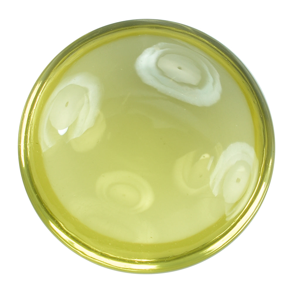 LEMON QUARTZ LENTIL ROUND 20MM 20.50CTS.