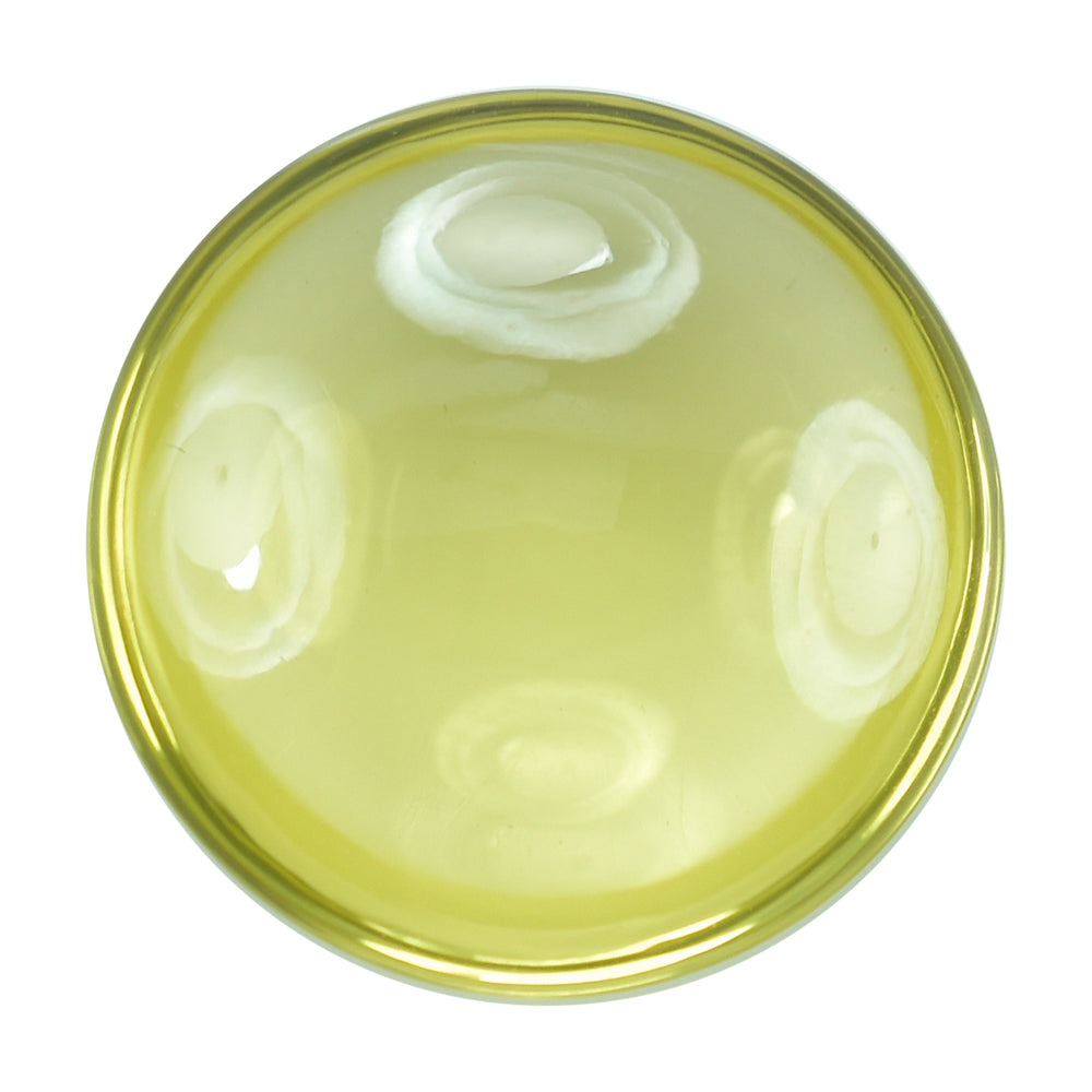 LEMON QUARTZ LENTIL ROUND 20MM 20.50CTS.